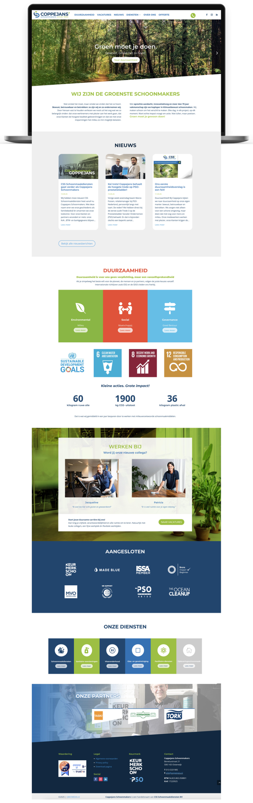 coppejans schoonmaak website